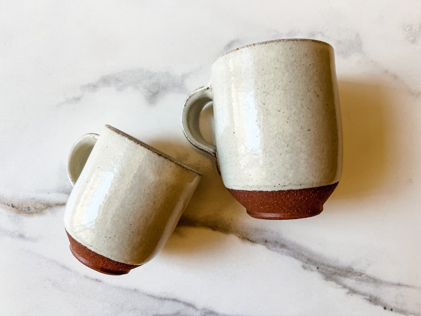 Handmade ceramic La Luna Mug in Valley of the Moon Collection glaze, Ritual Ceramics