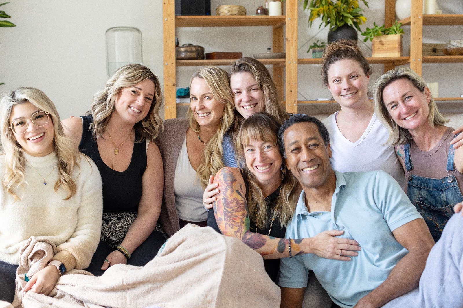 The first Ritual Breathwork facilitator training cohort together in the studio